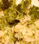 Steamed Broccoli & Cauliflower Salad