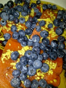 Berried Salmon (Before) Looks Delicious!